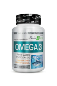 سافت ژل امگا۳ ۲۰۰۰ میلی گرم Suda Vitamin - بسته ۵۰ عددی
