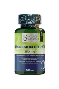 قرص منیزیم سیترات ۲۵۰ میلی گرم Natures Supreme – بسته ۶۰ عددی