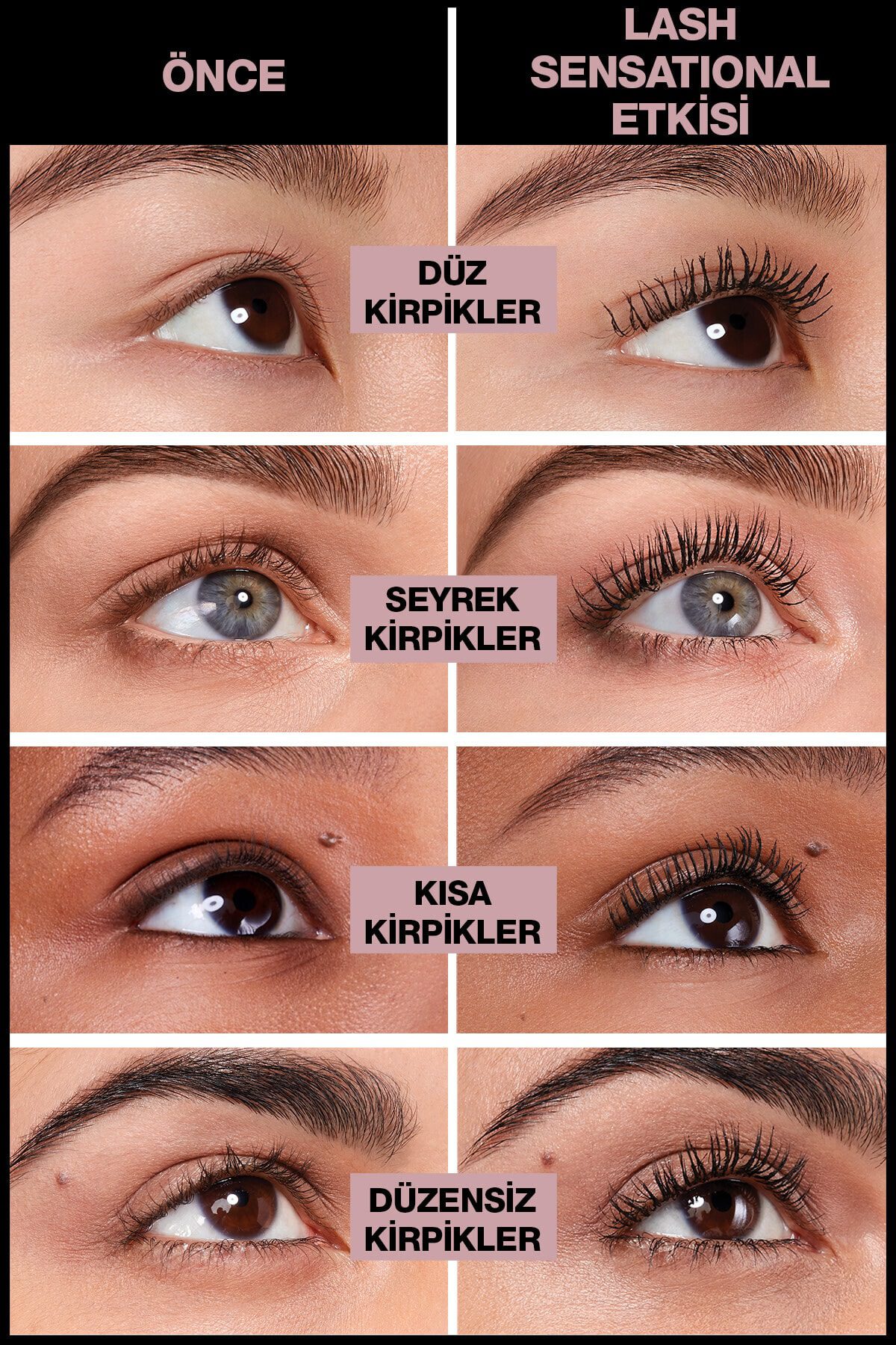 ریمل میبلین مدل Lash Sensational - Intense Black