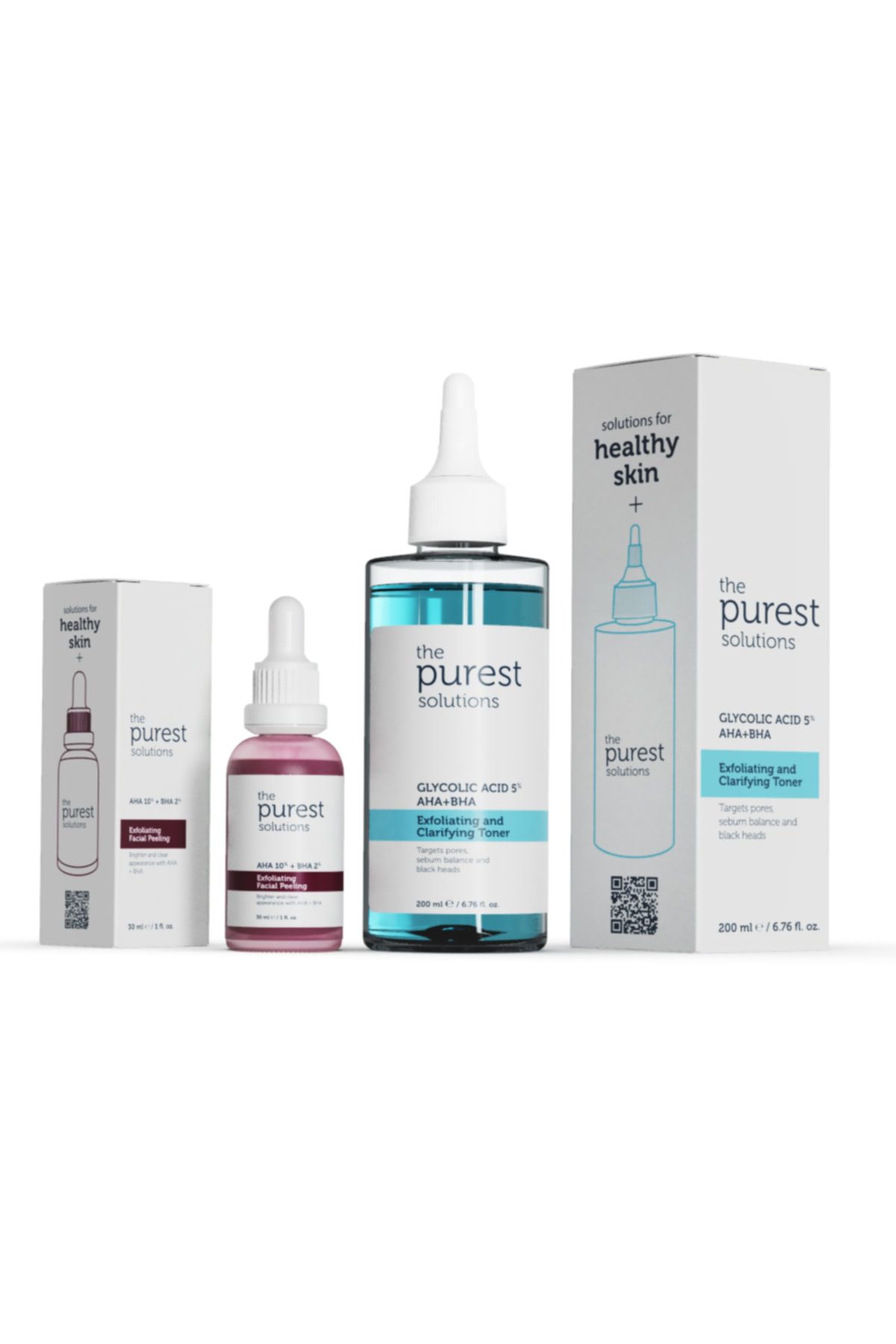 ست تونیک لایه بردار ضد جوش سر سیاه The Purest Solutions مدل TPS110