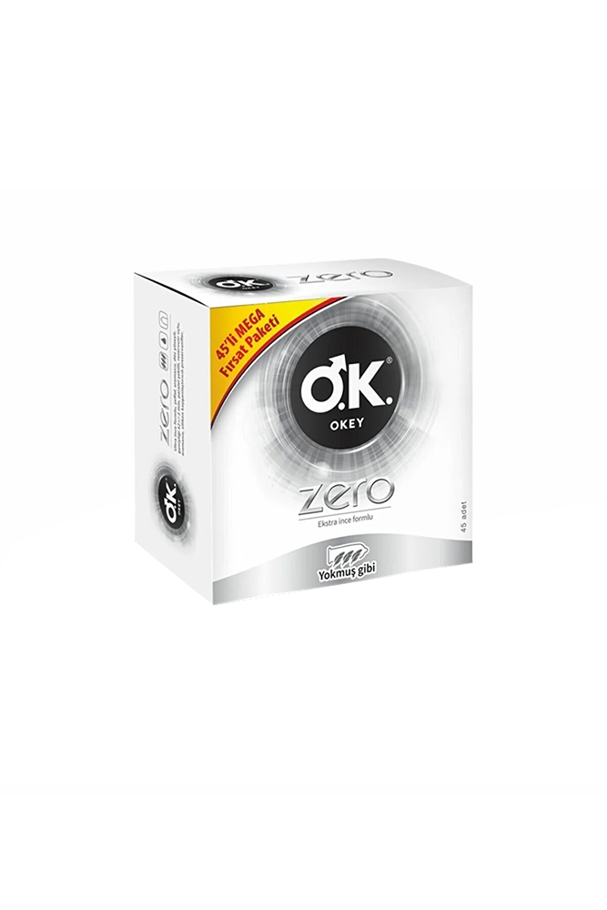 کاندوم فوق نازک Okey مدل Zero بسته ۴۵ عدد