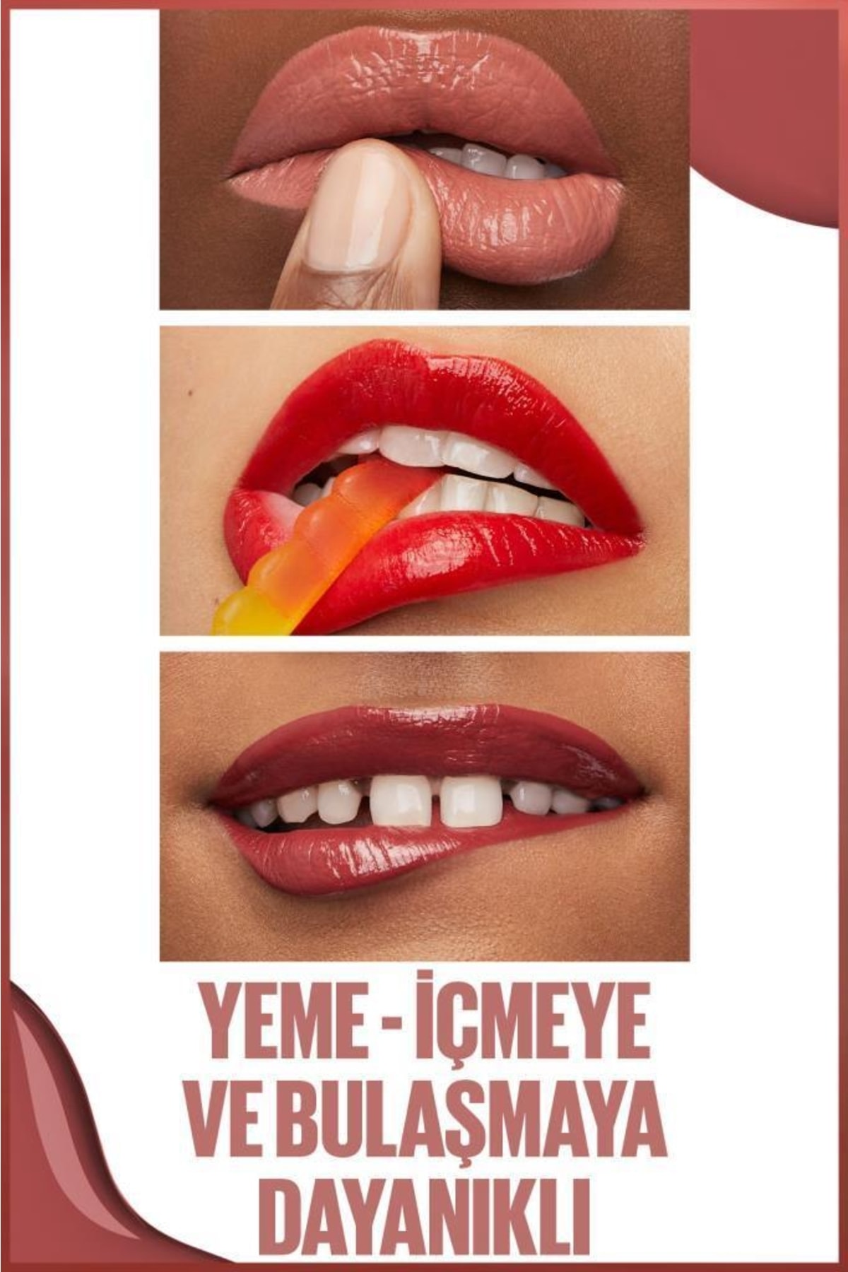 رژ لب مایع میبلین مدل super stay Vinyl Ink کد رنگ 130 Extra - Image 5
