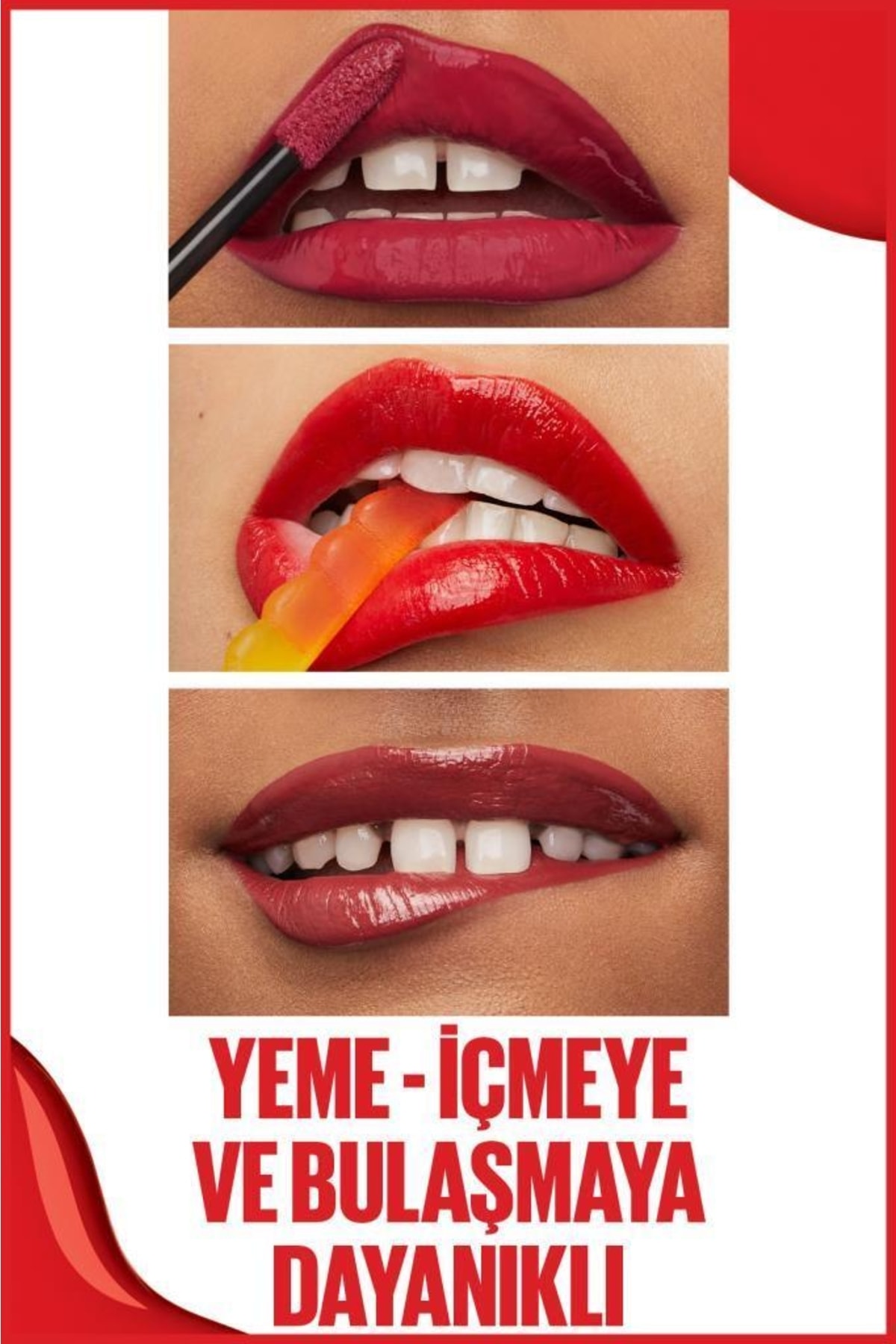 رژ لب مایع میبلین مدل super stay Vinyl Ink کد رنگ 30 Unrivaled - Image 9