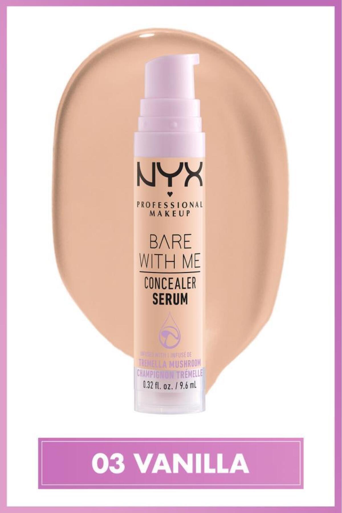 سرم کانسیلر NYX مدل Bare With Me کد 03 Vanilla