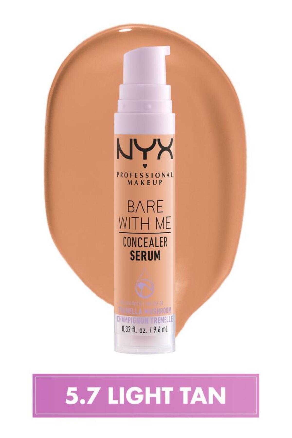 سرم کانسیلر NYX مدل Bare With Me کد 5.7 Light Tan
