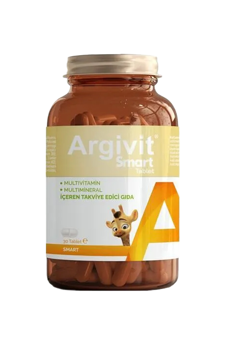 قرص مولتی ویتامین Argivit مدل Smart مناسب کودکان ۱۱ سال به بالا