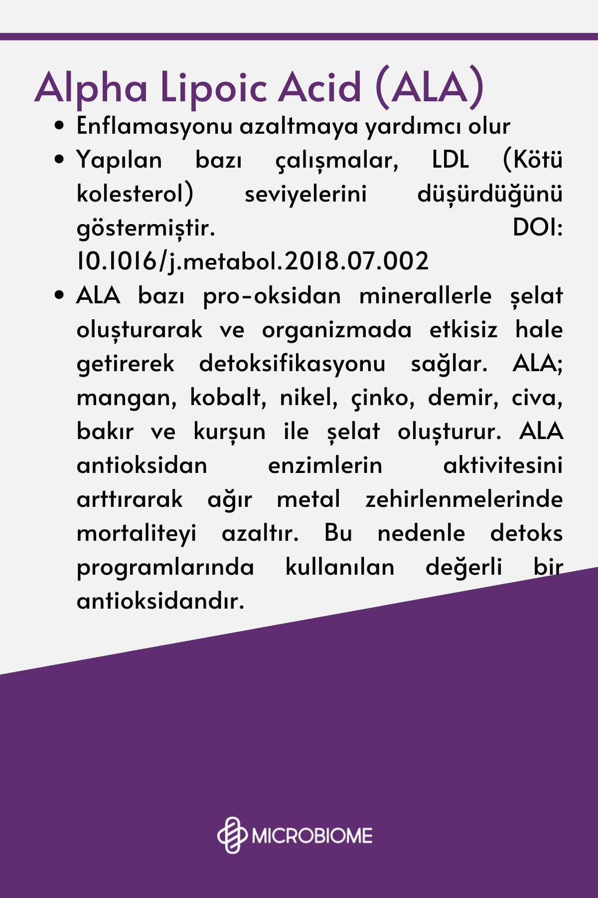 قرص آلفا لیپوئیک اسید ۲۰۰ میلی گرم Microbiome - بسته ۳۰ عددی - Image 4