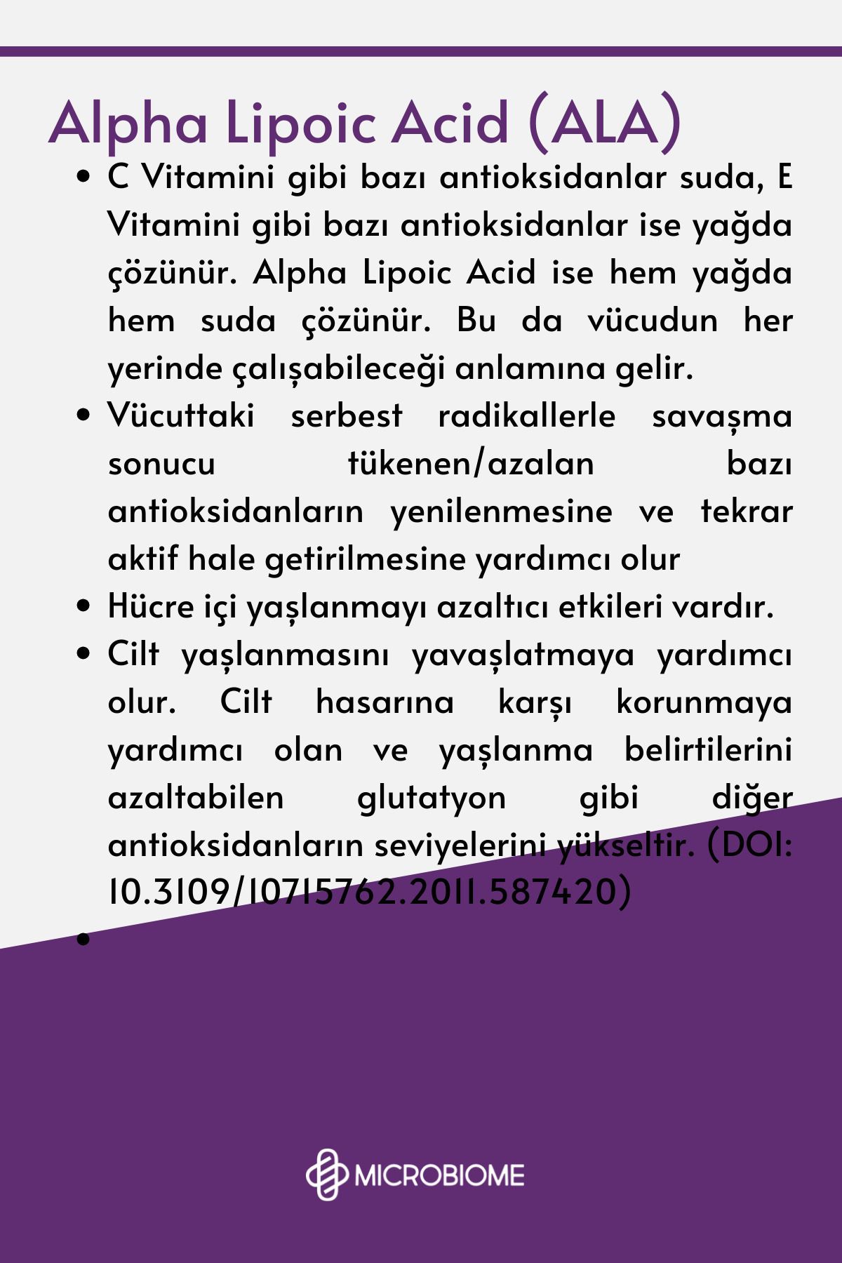 قرص آلفا لیپوئیک اسید ۲۰۰ میلی گرم Microbiome - بسته ۳۰ عددی - Image 5