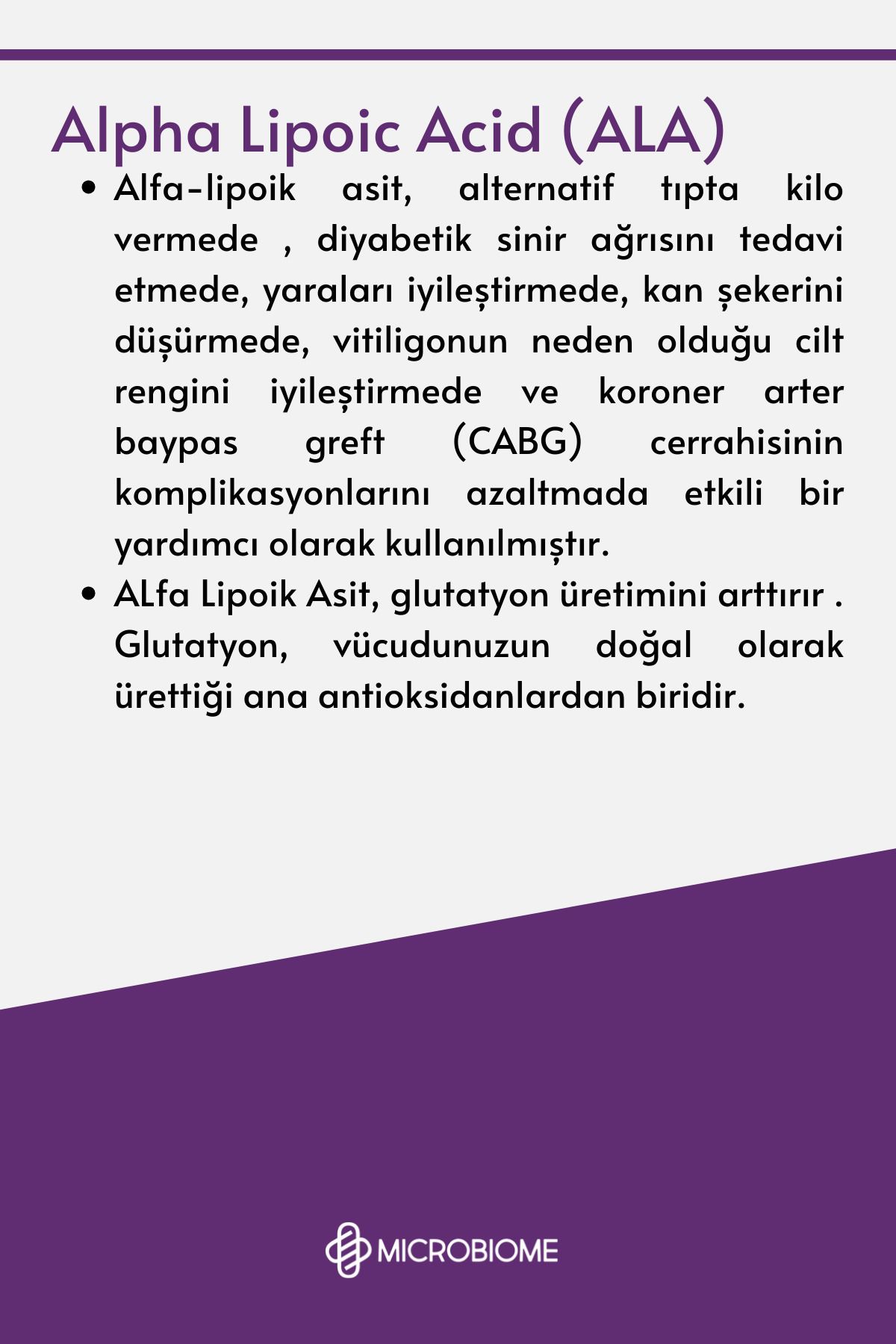 قرص آلفا لیپوئیک اسید ۲۰۰ میلی گرم Microbiome - بسته ۳۰ عددی - Image 6