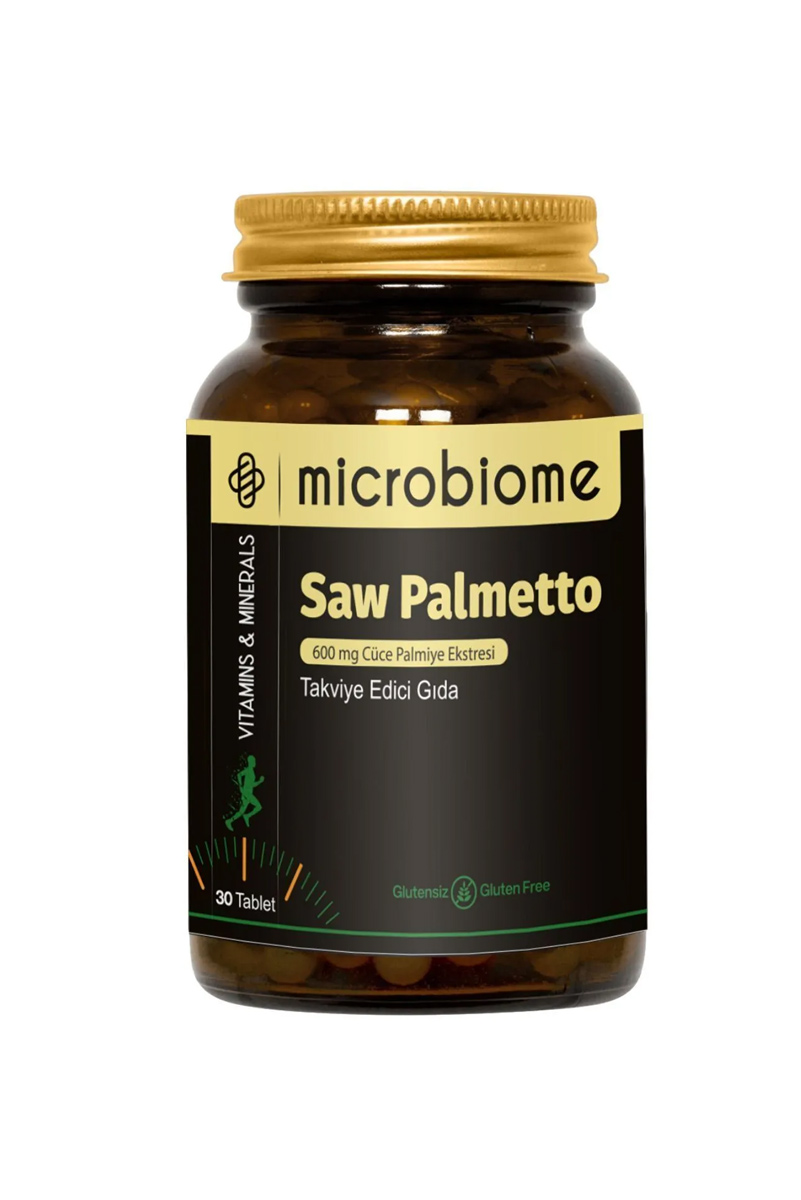 قرص Saw Palmetto برند Microbiome - بسته ۳۰ عددی