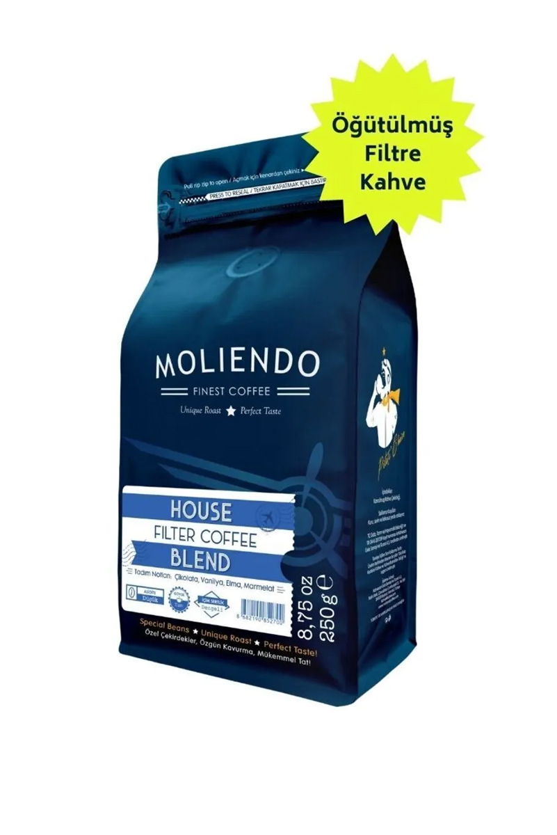 قهوه فیلتر شده Moliendo مدل House Blend مقدار 250 گرم