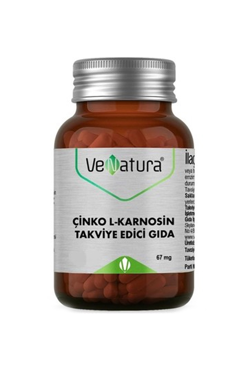 کپسول زینک و ال کارنوزین Venatura - بسته ۳۰ عددی