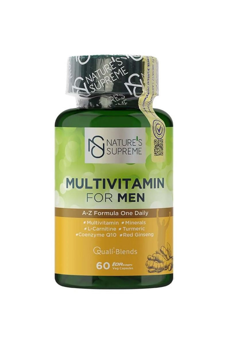 کپسول مولتی ویتامین مردانه Natures Supreme - بسته ۶۰ عددی