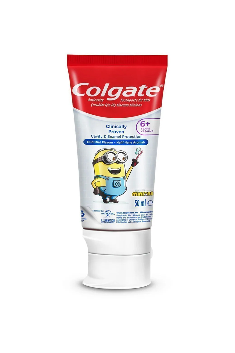 خمیر دندان ضد پوسیدگی کودک مینیون Colgate - مقدار 50 ml