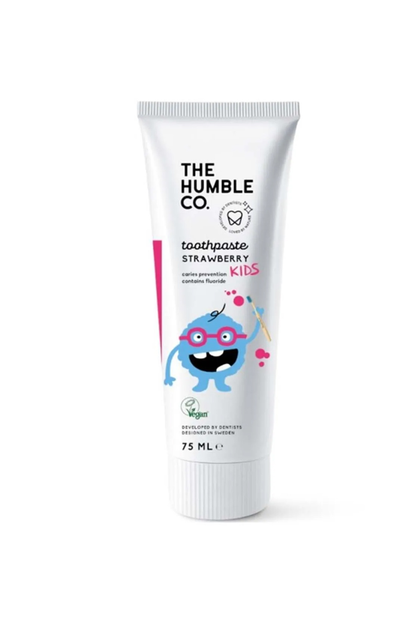 خمیر دندان توت فرنگی کودک The Humble Co - مقدار 75 ml