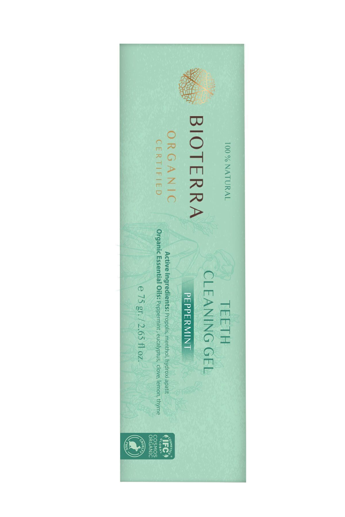 خمیر دندان ارگانیک Bioterra - مقدار 75 ml