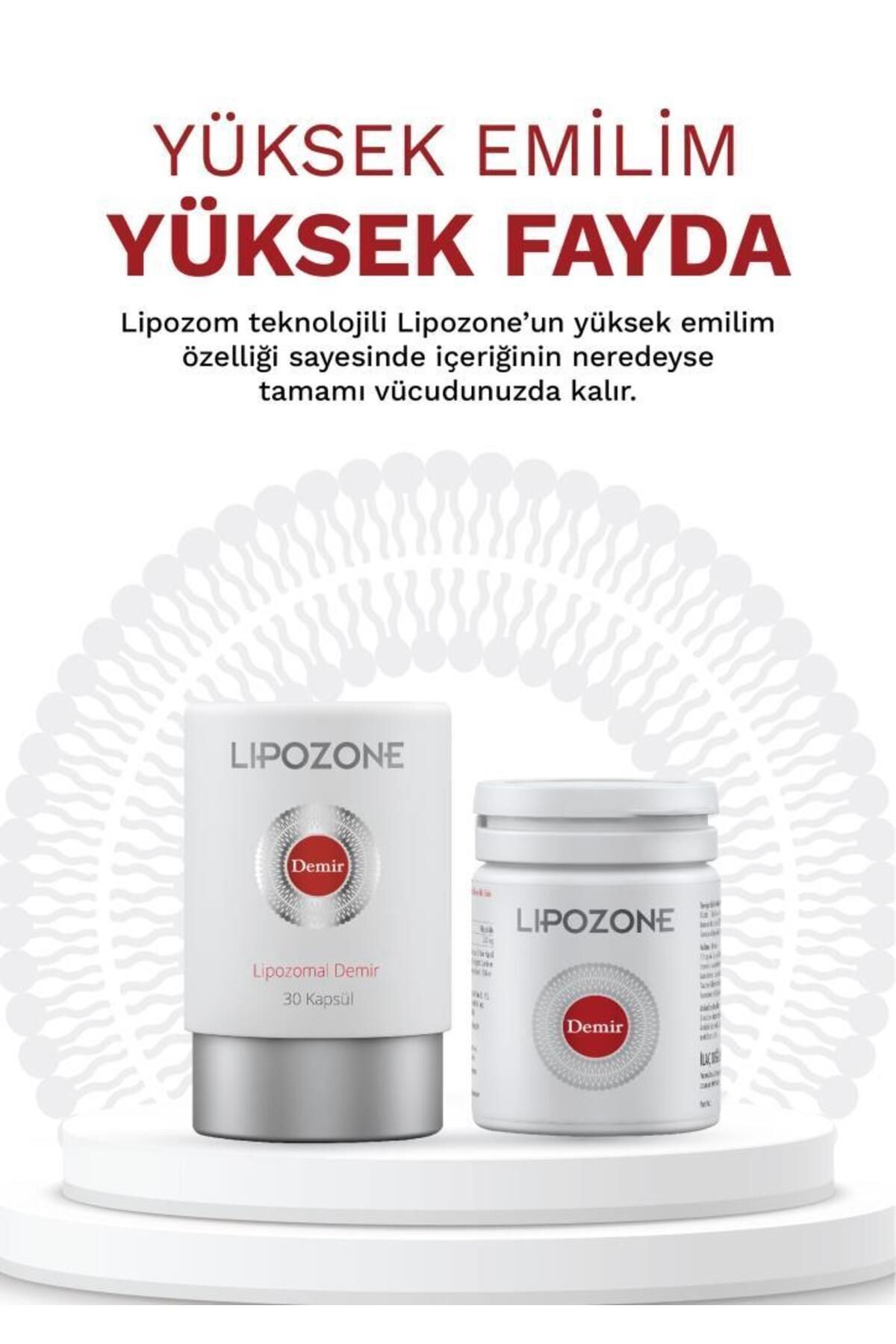 کپسول آهن لیپوزومال ۱۷ میلی گرم Lipozone - بسته ۳۰ عددی - Image 6