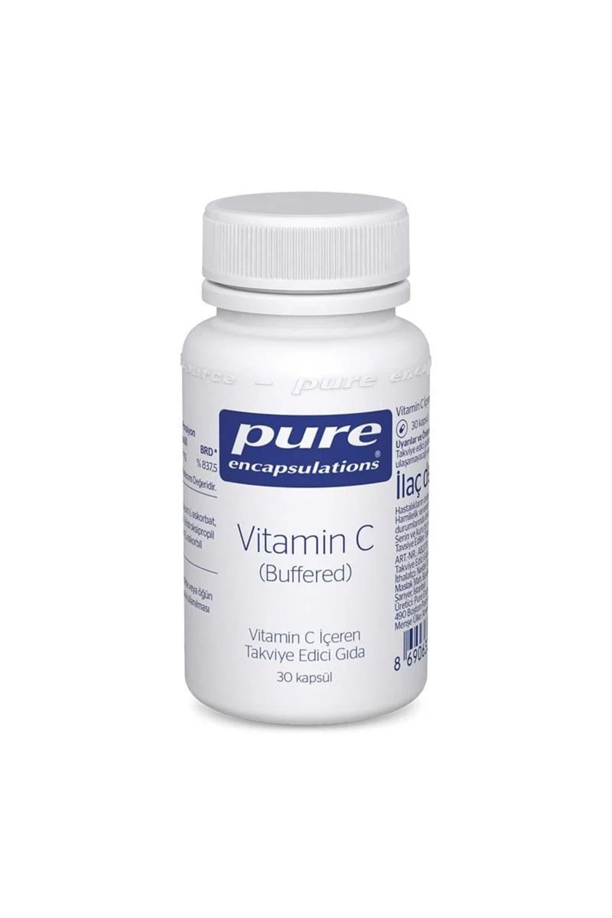 کپسول ویتامین C بافر Pure Encapsulations بسته ۳۰ عددی