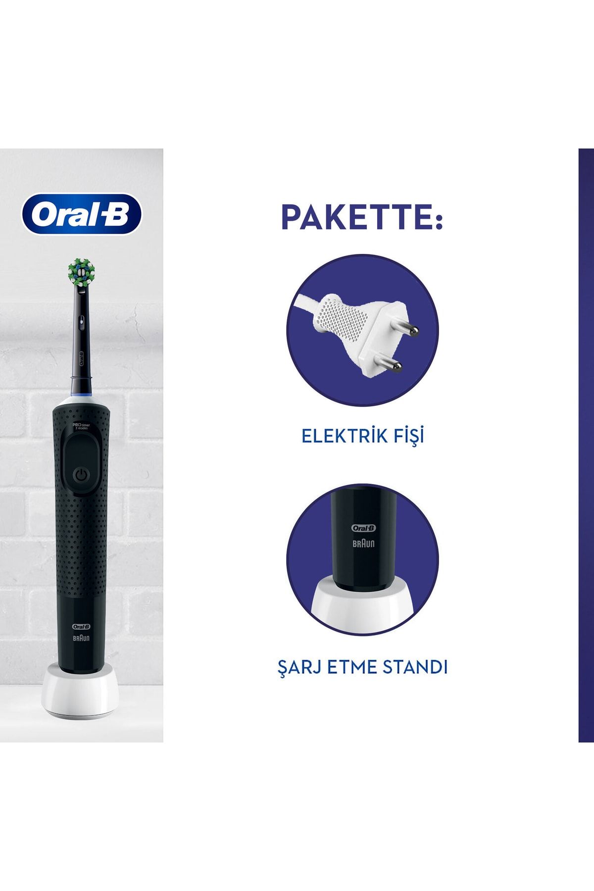 مسواک برقی Oral-B مدل Vitality Pro رنگ مشکی