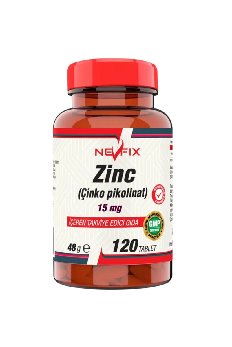 قرص زینک و پیکولینات Nevfix - بسته 120 عددی