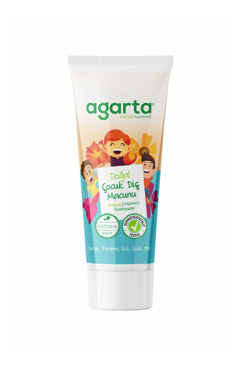 خمیر دندان بدون فلوراید توت فرنگی مخصوص کودکان Agarta - مقدار 75 ml