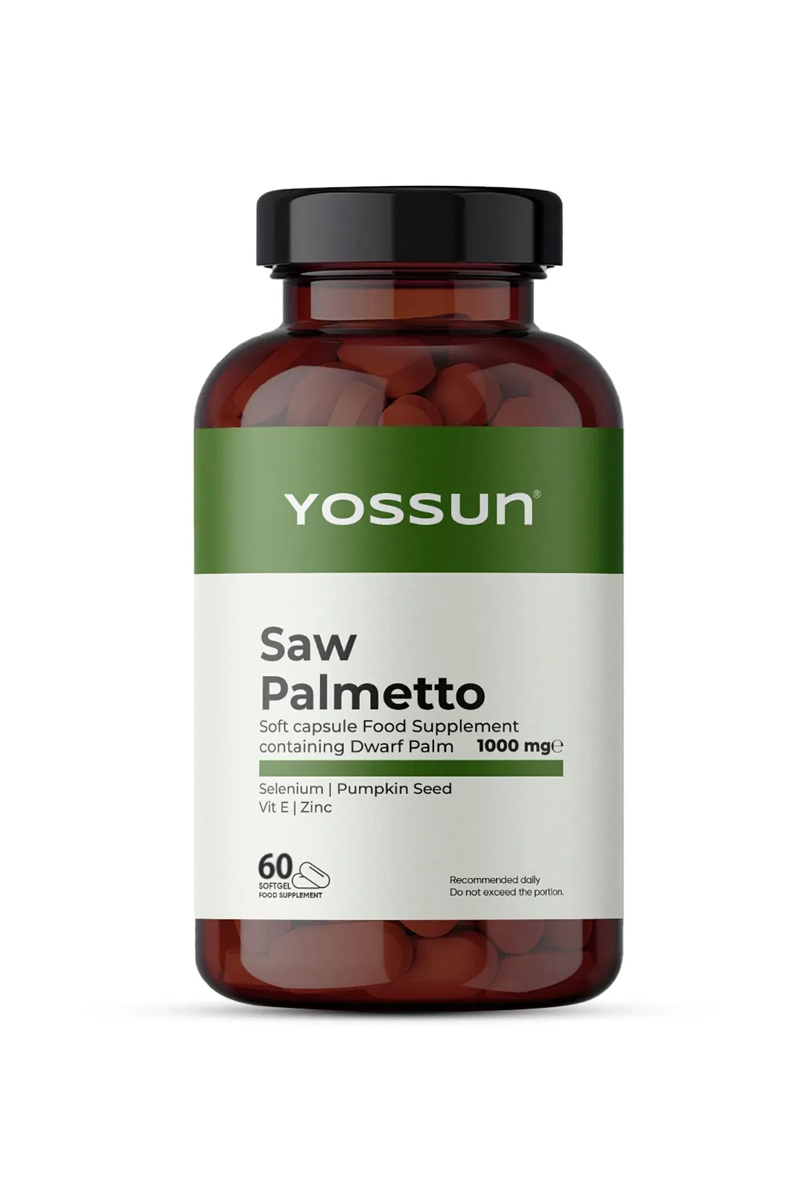 قرص Saw Palmetto برند yossun - بسته ۶۰ عددی
