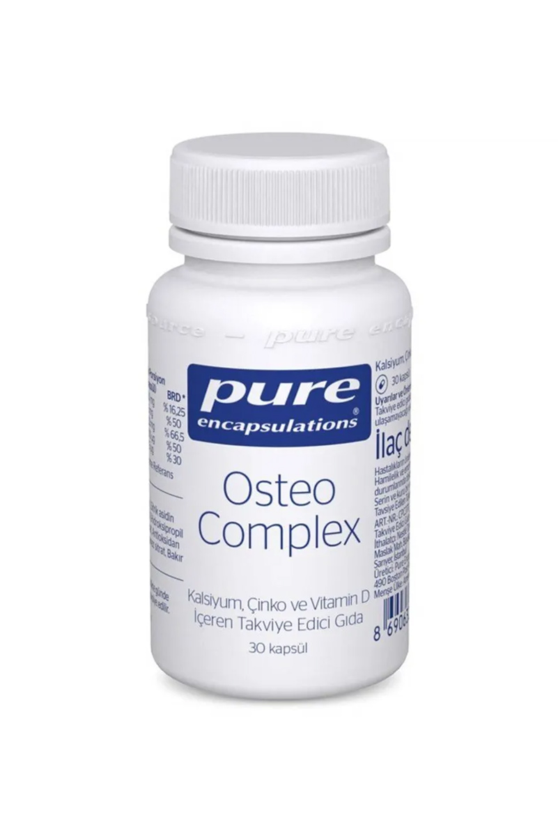 قرص کمپلکس Osteo برند Pure Encapsulations  - بسته ۳۰ عددی