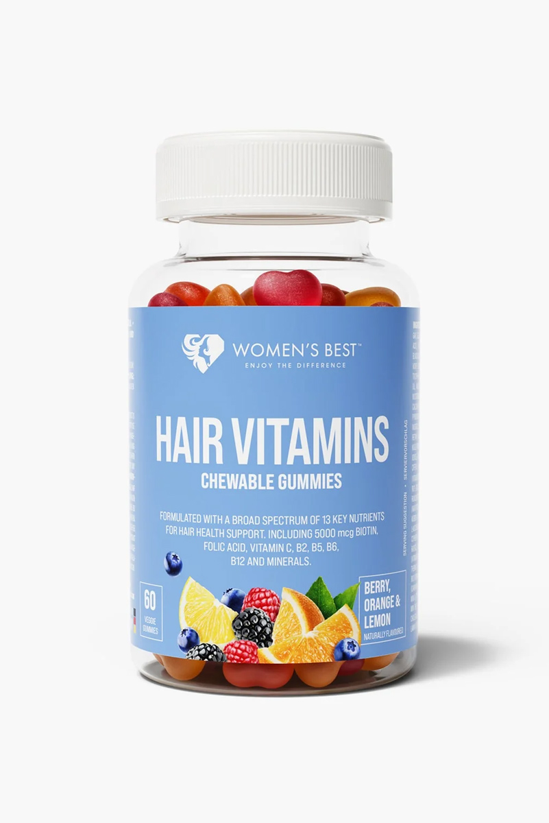 پاستیل مکمل مو هیر ویتامین women's best بسته ۶۰ عددی