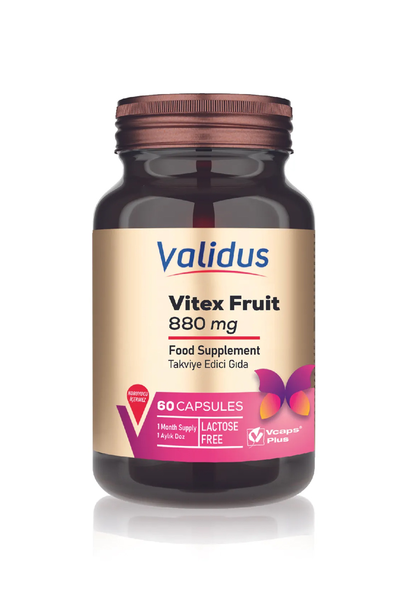 کپسول Vitex 880Mg برند Validus - بسته ۶۰ عددی