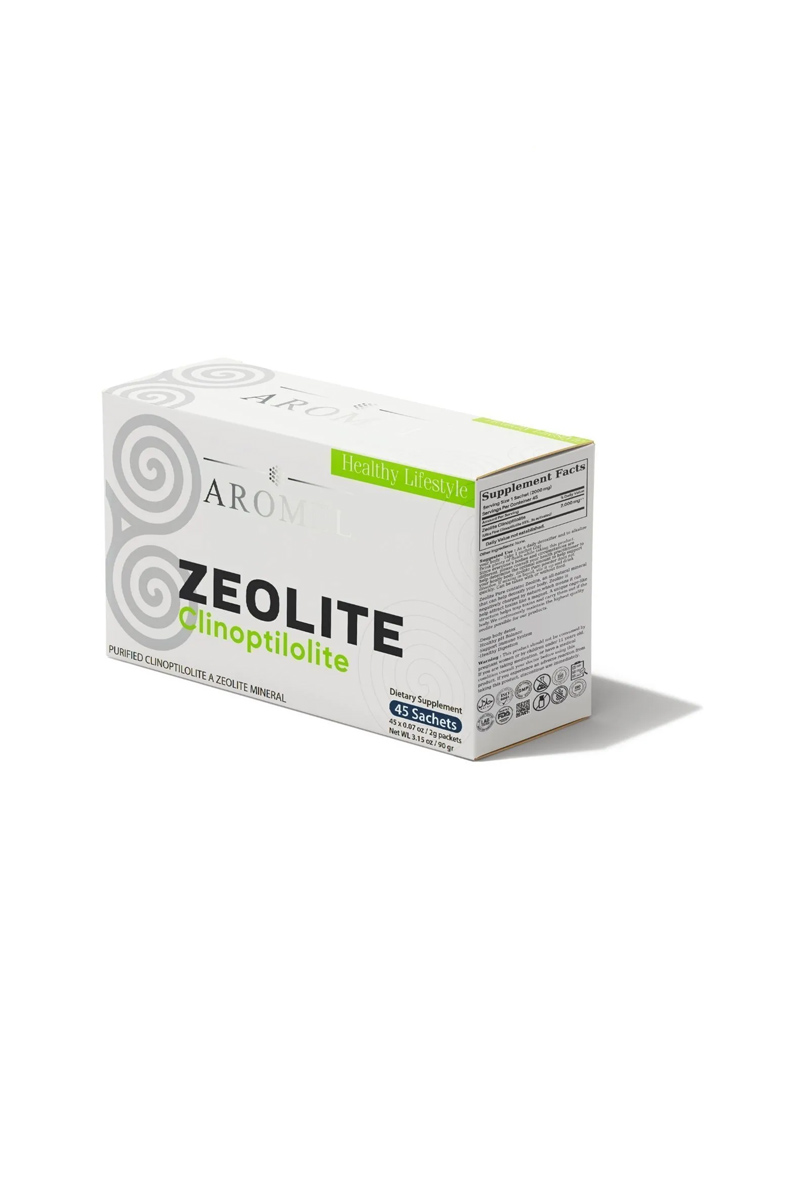 پودر زئولیت فعال میکرونیزه ساشه ای Aromel - بسته 45 عددی