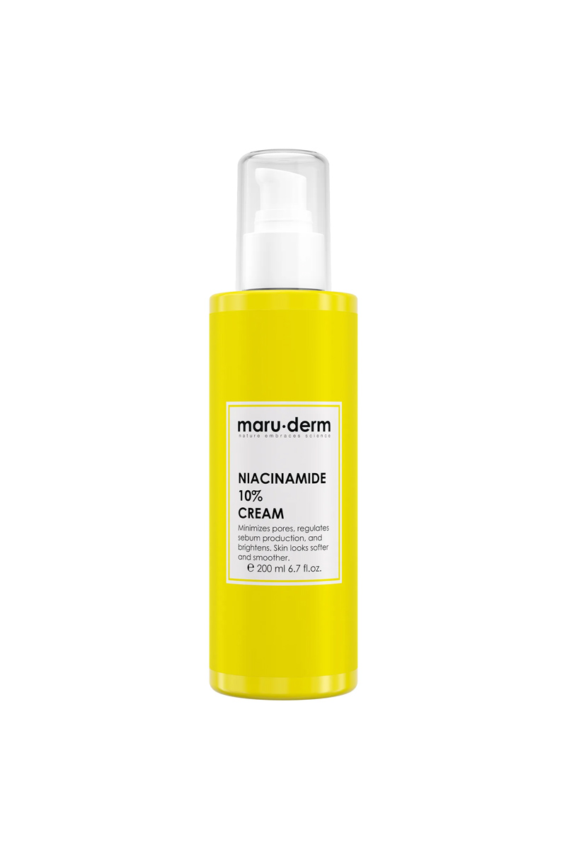 کرم نیاسینامید ضد لک و سفت کننده منافذ مارودرم حجم 200 ml