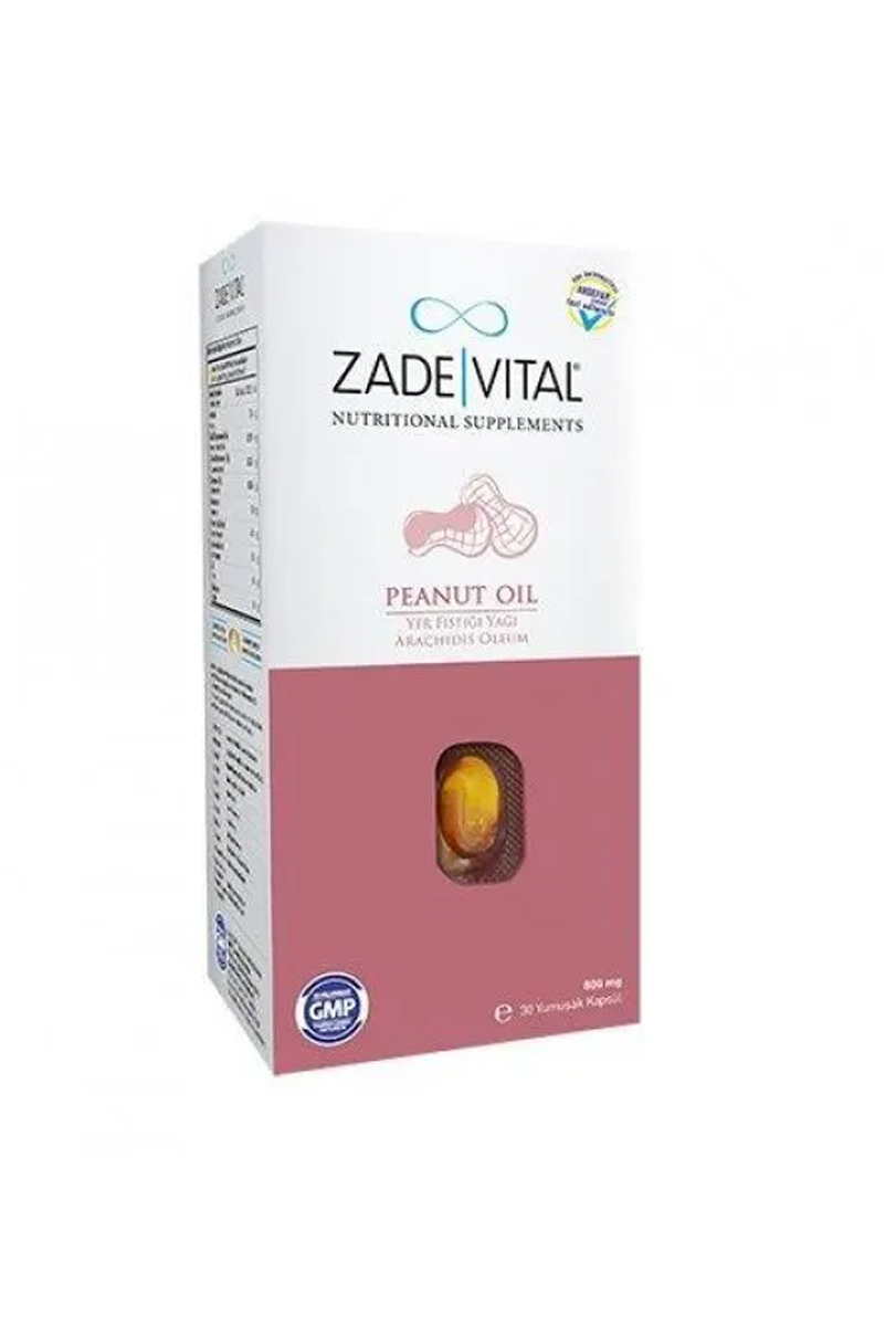 کپسول روغن بادام زمینی Zade Vital - بسته 60 عددی