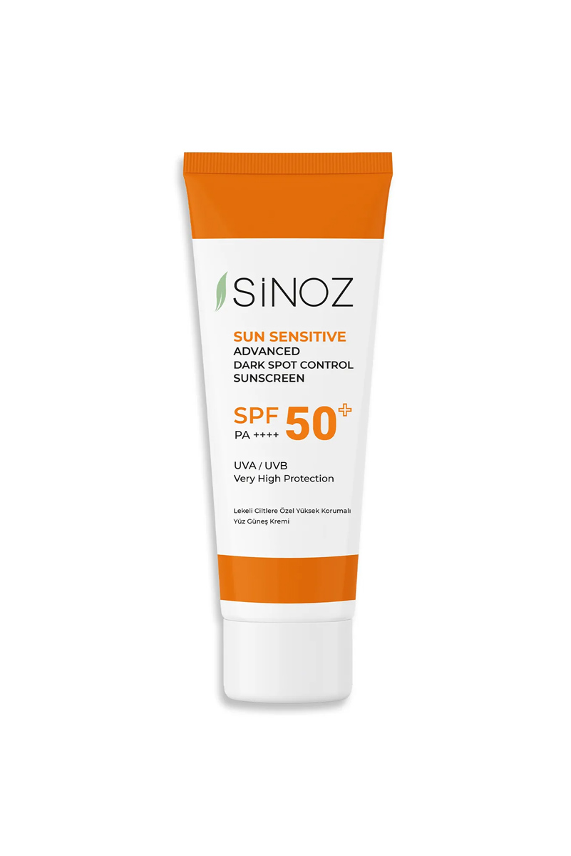 کرم ضد آفتاب SPF +50 Sinoz حاوی نیاسینامید حجم 50 ml