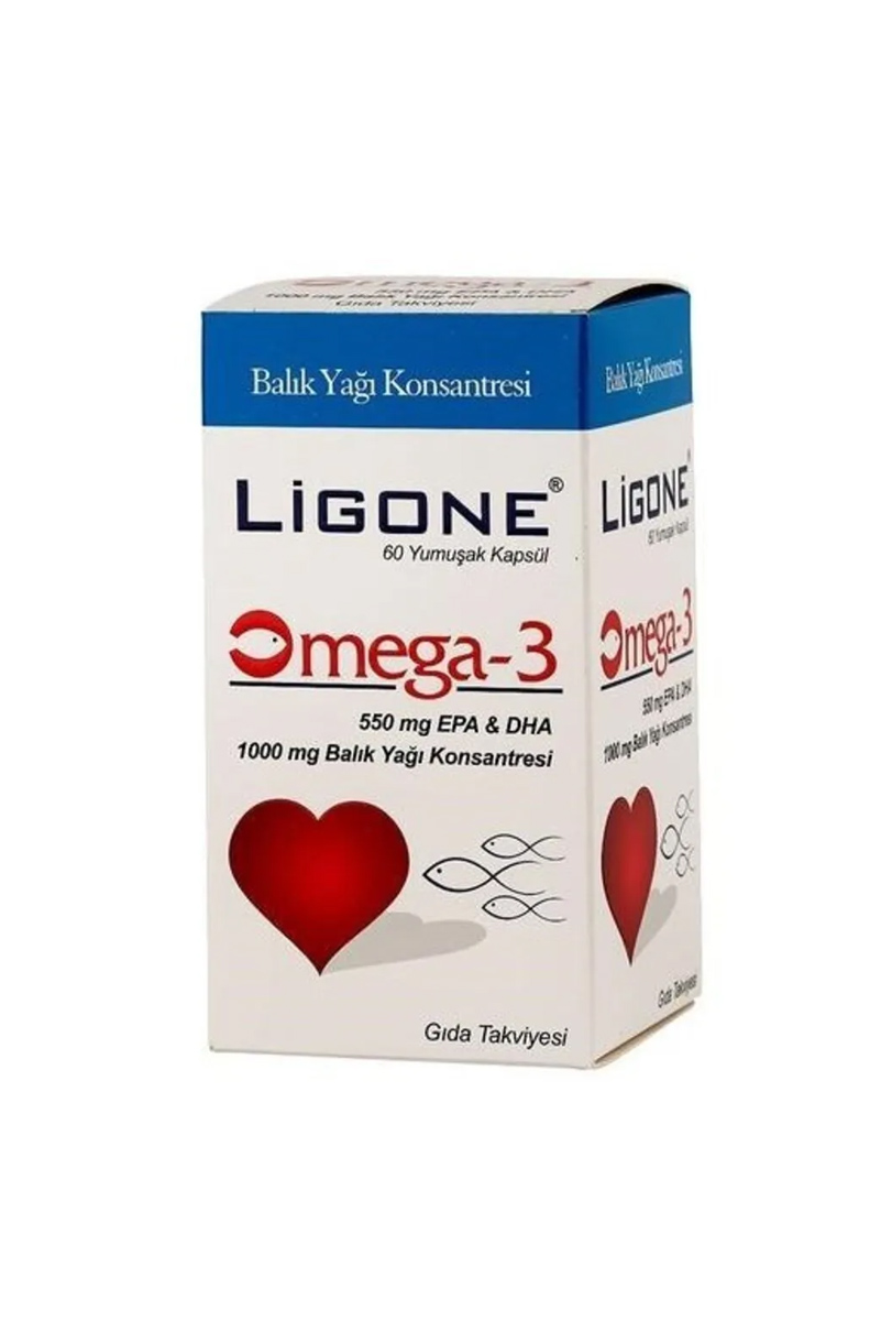 کپسول امگا3 Ligone - بسته 60 عددی