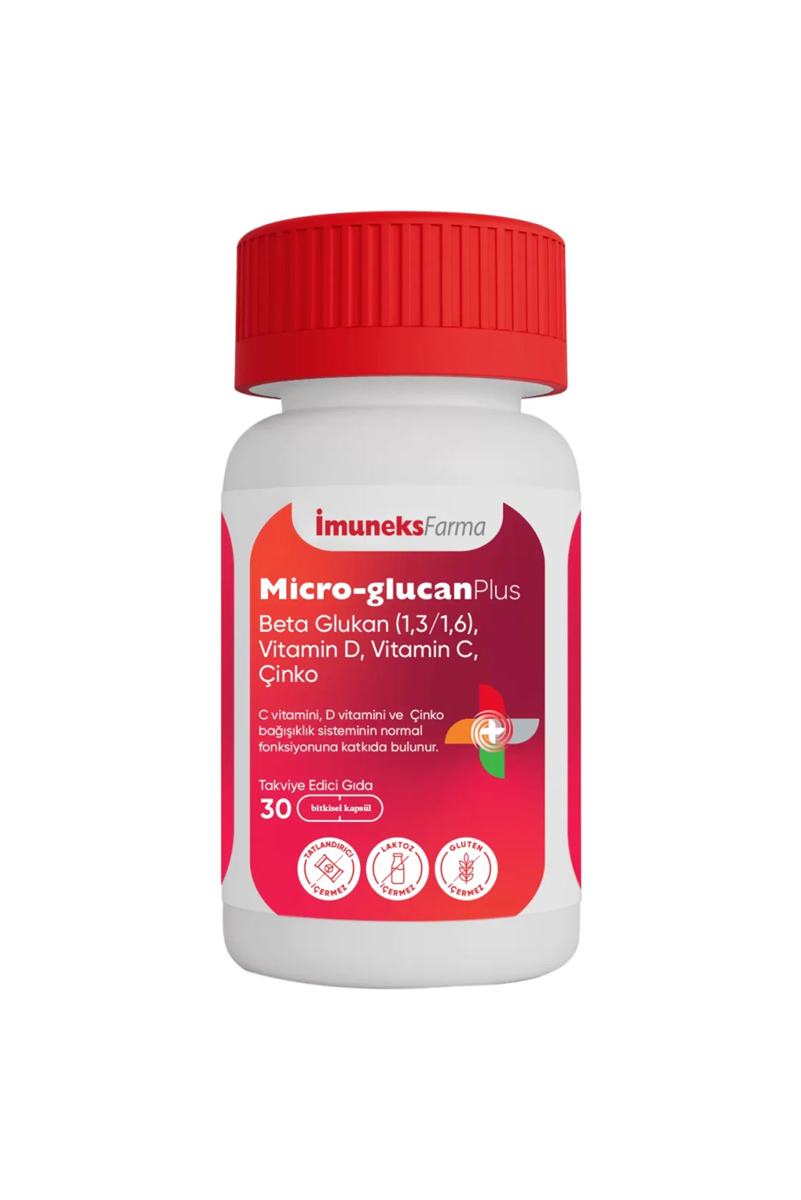 کپسول میکرو گلوکان پلاس  Imuneks - بسته 30 عددی