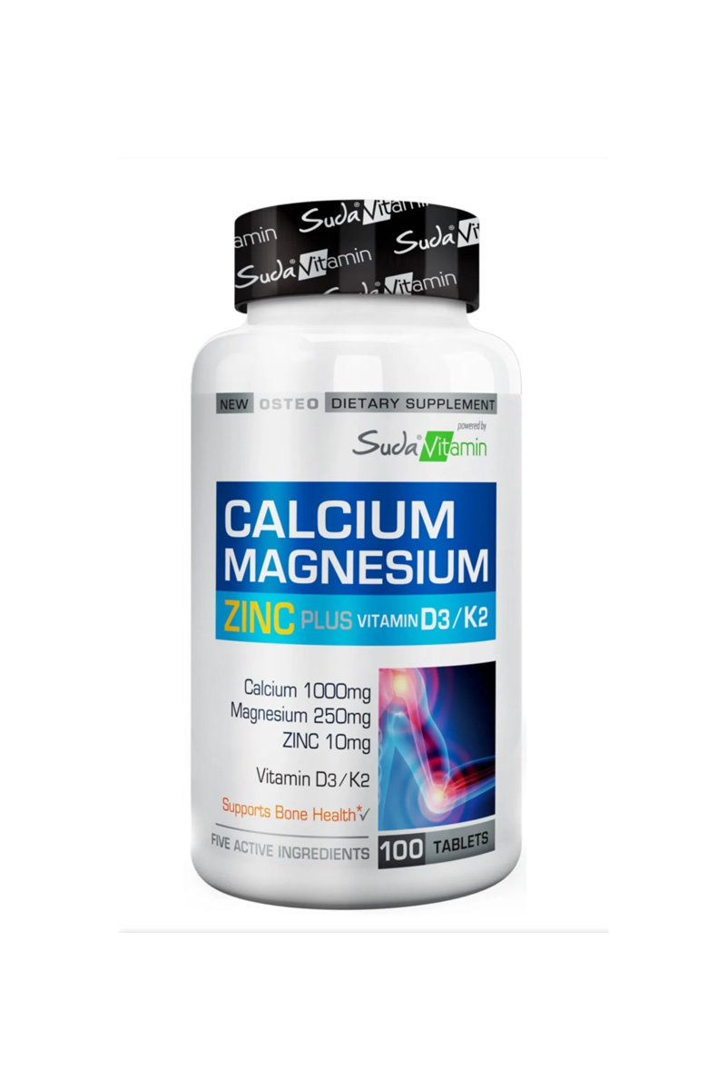 قرص مولتی ویتامین حاوی کلسیم،منیزیم Suda Vitamin - بسته 100 عددی