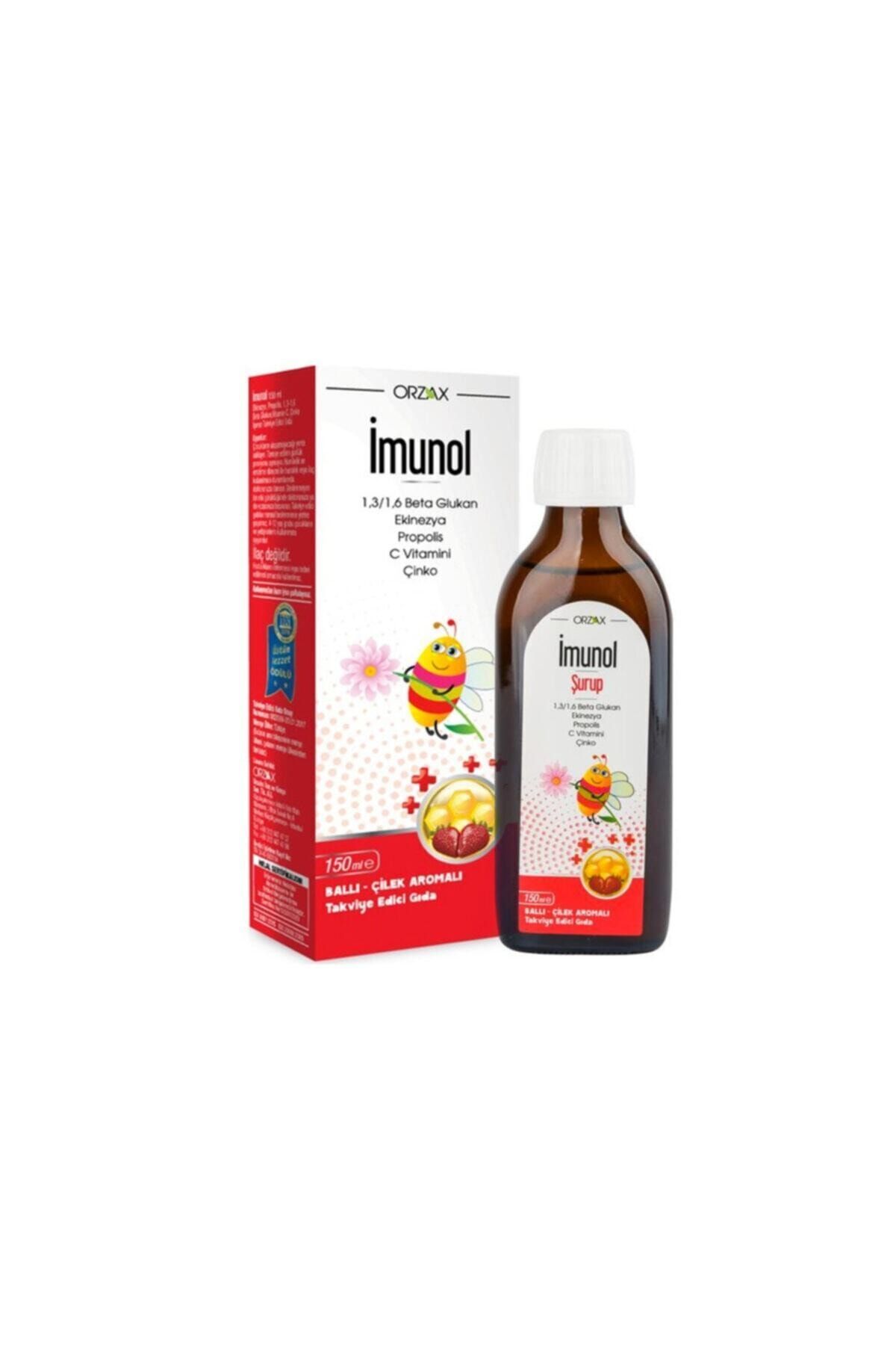 شربت توت فرنگی عسل İMUNOL - مقدار 150ml