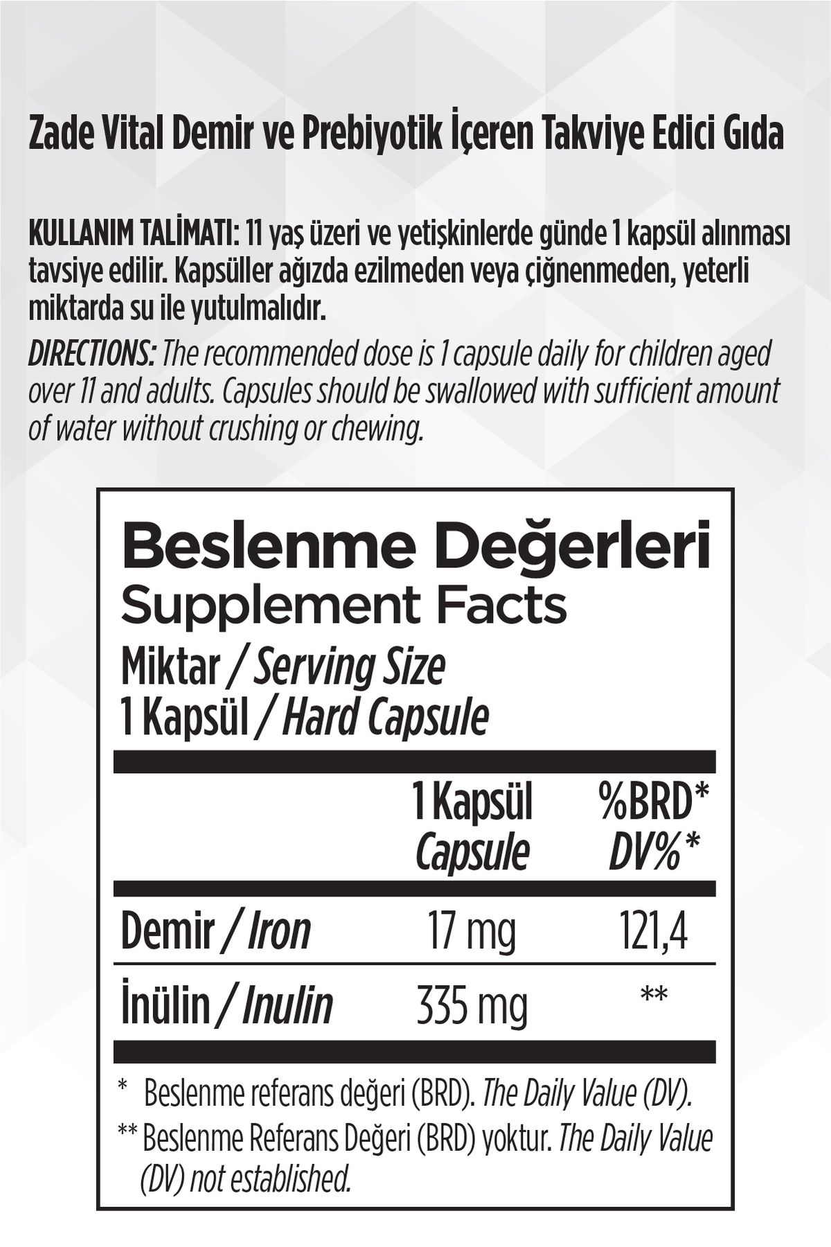 کپسول آهن Zade Vital - بسته 30 عددی - Image 4