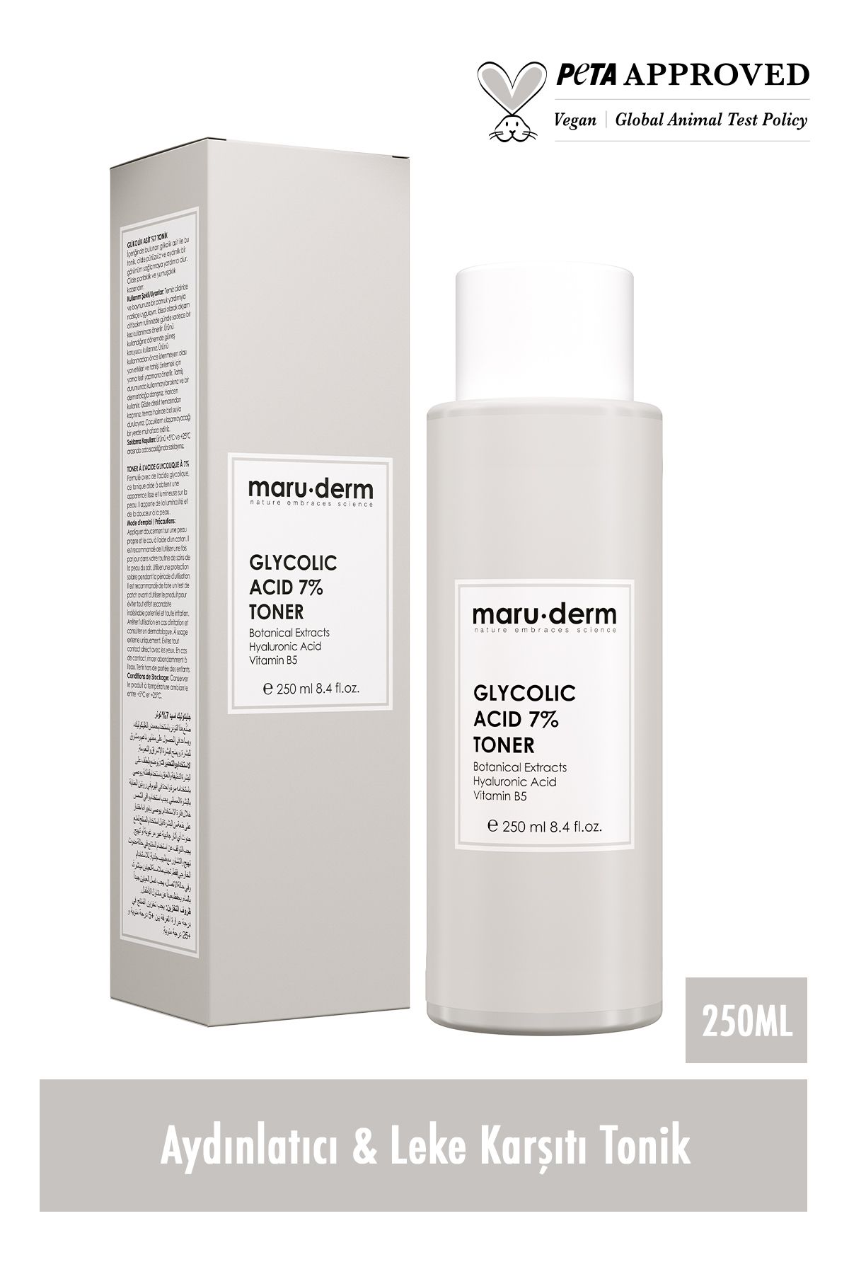 تونیک روشن کننده و ضد لک مارودرم حجم 250 ml