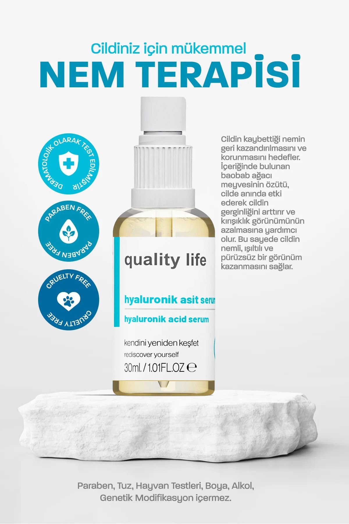 سرم هیالورونیک اسید Quality Life
