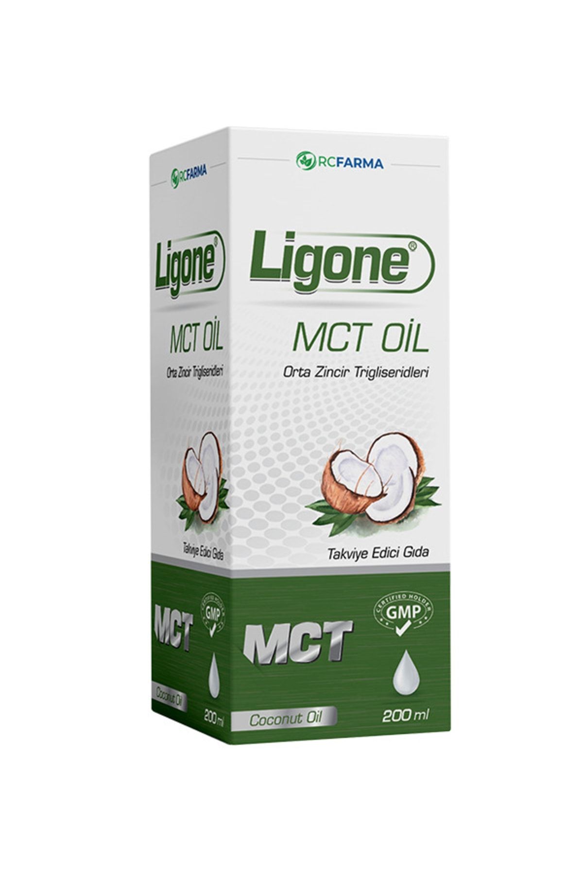 شربت روغن نارگیل Ligone - مقدار 200 Ml