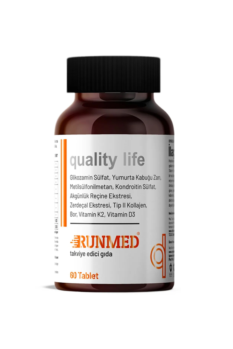 قرص گلوگوزامین کندروتین و ویتامین Quality Life  K2 D3