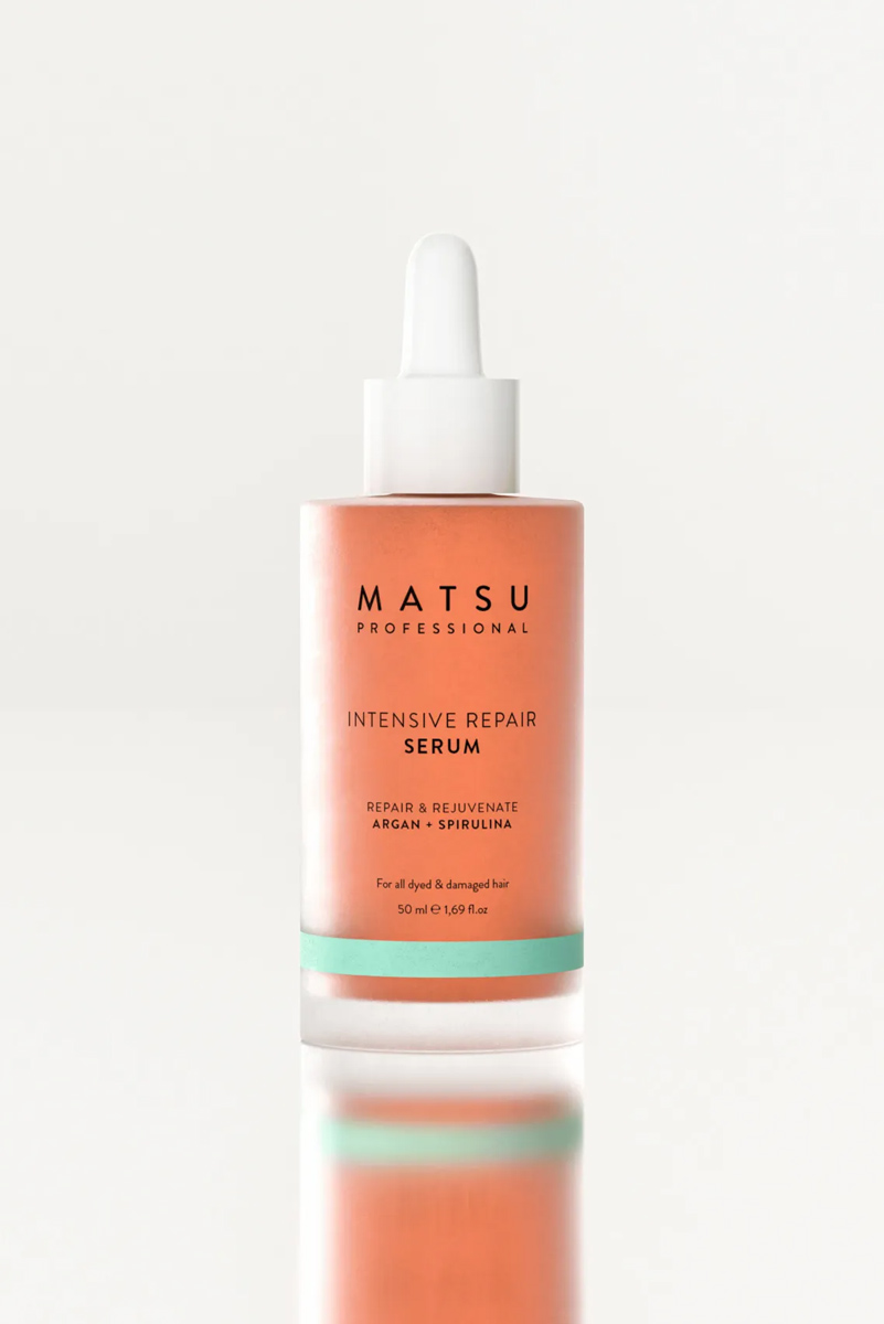 سرم مراقبت از موی آسیب دیده و رنگ شده MATSU حجم 50 ml