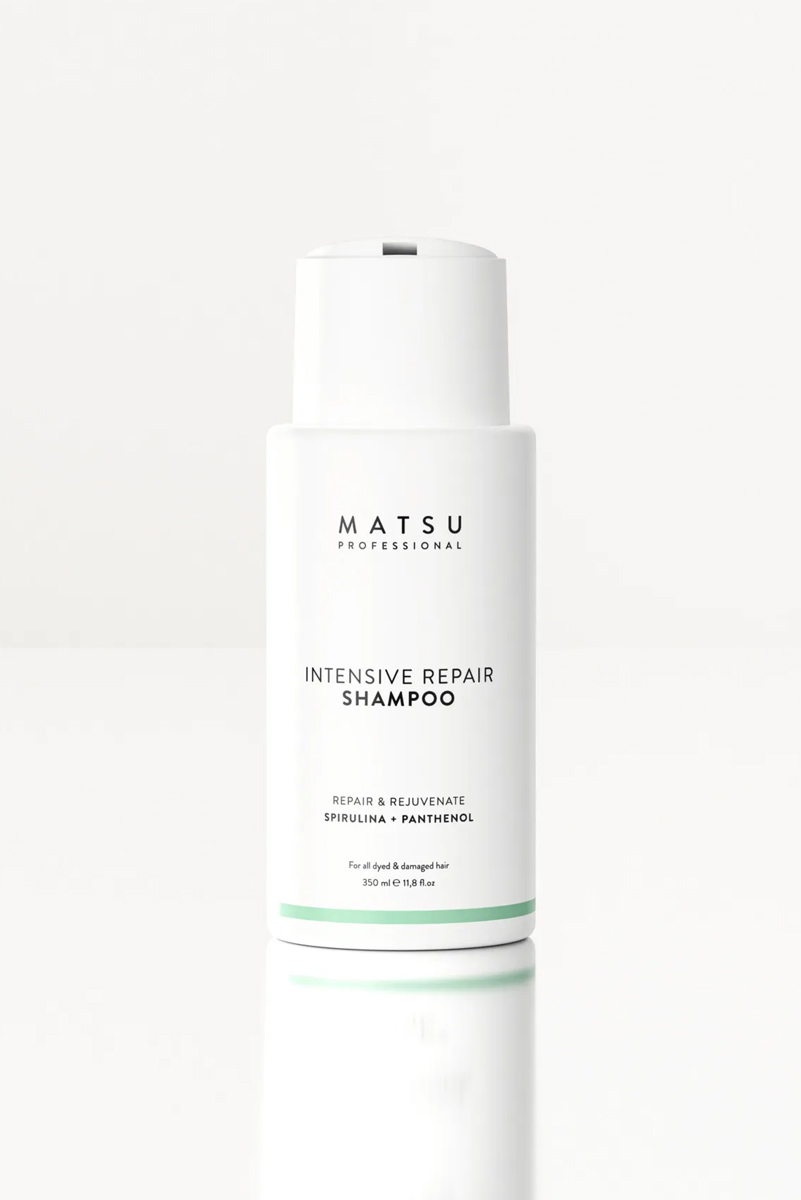 شامپو ترمیم کننده موهای رنگ شده و آسیب دیده MATSU حجم 350 ml
