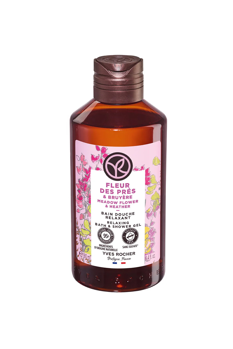 ژل دوش مرطوب کننده گل های وحشی ایوروشه حجم 400 ml