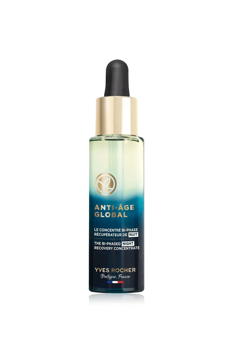 سرم شب ضد پیری نیاسینامید و هیالورونیک اسید ایوروشه حجم 30 ml