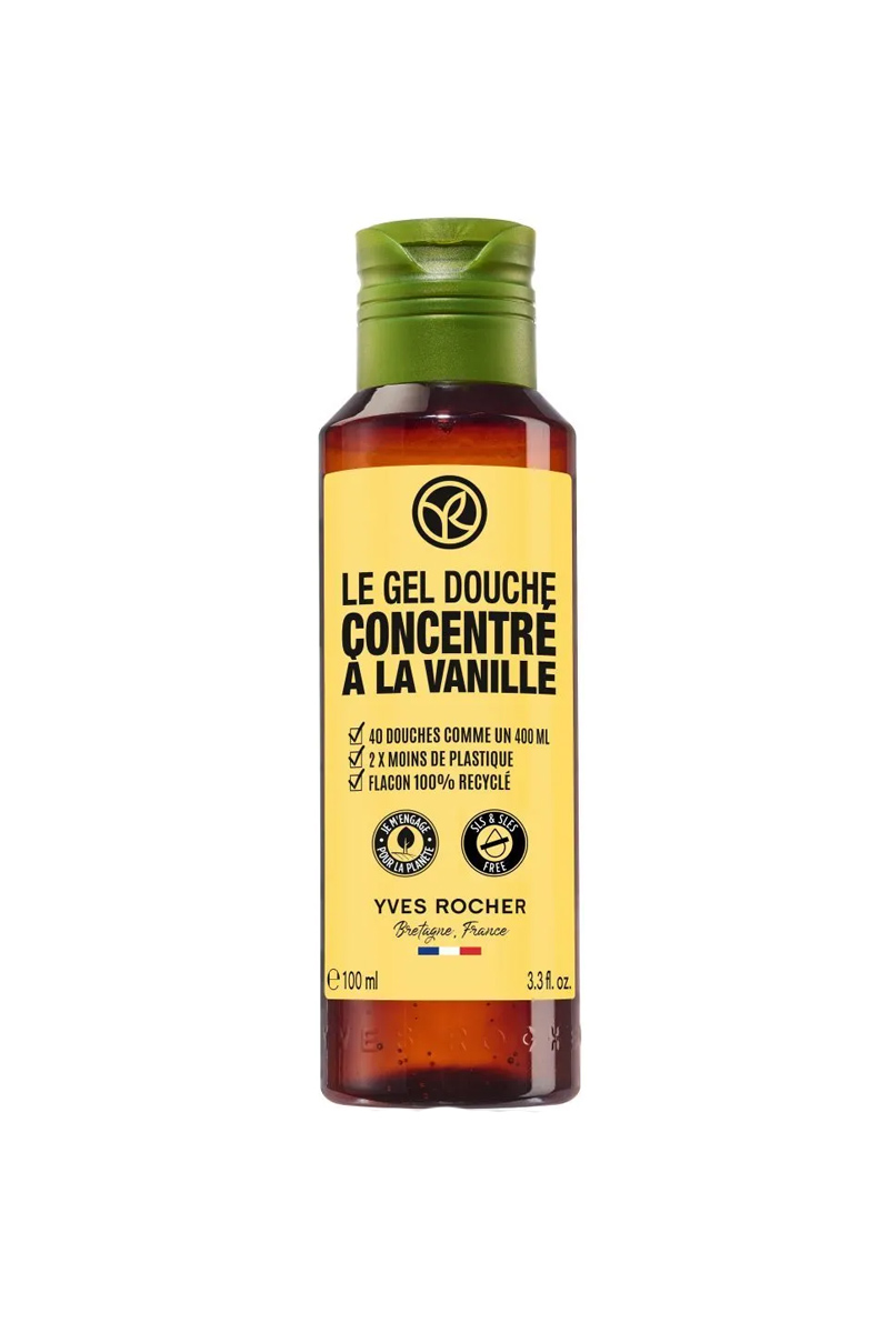 ژل دوش مرطوب کننده وانیل ایوروشه حجم 100 ml