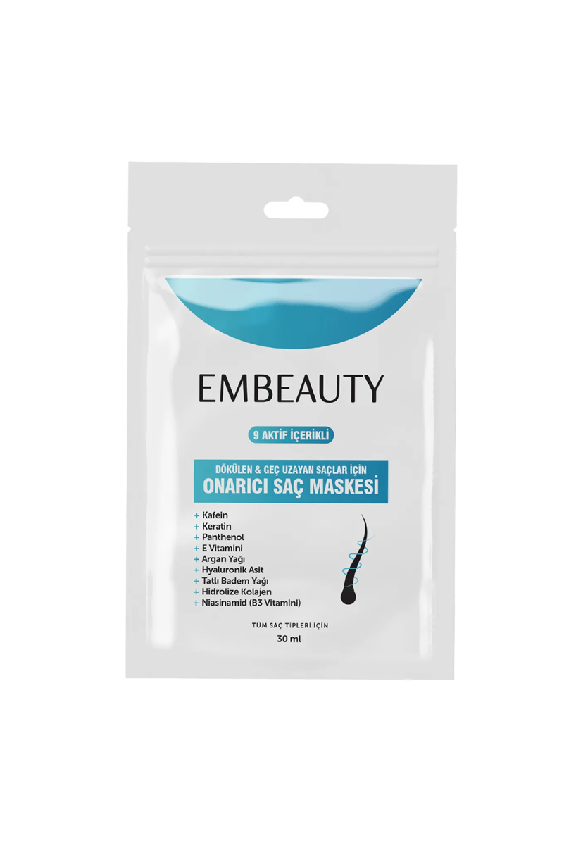 ماسک موی ترمیم کننده موهای آسیب دیده Embeauty حجم 30 ml