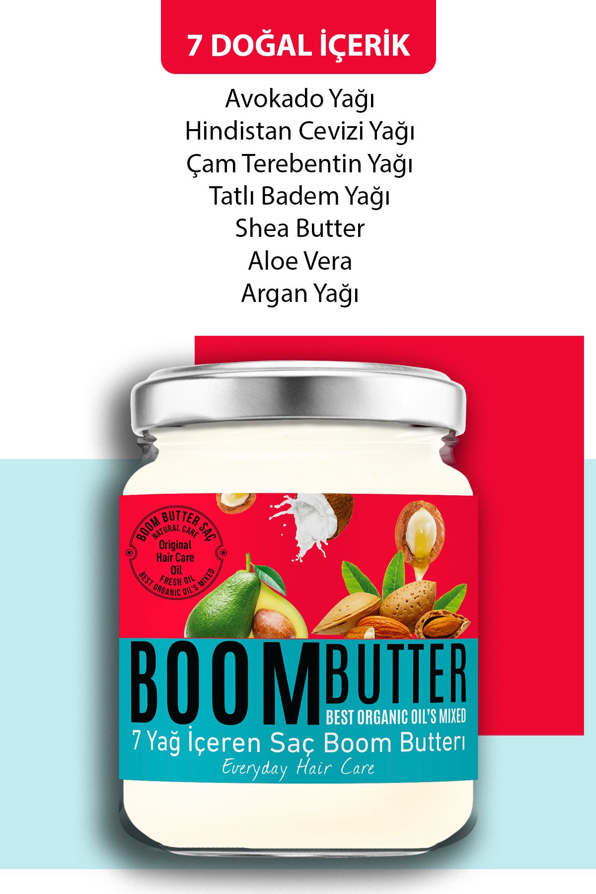روغن مغذی و مرطوب کننده مو Boom Butter