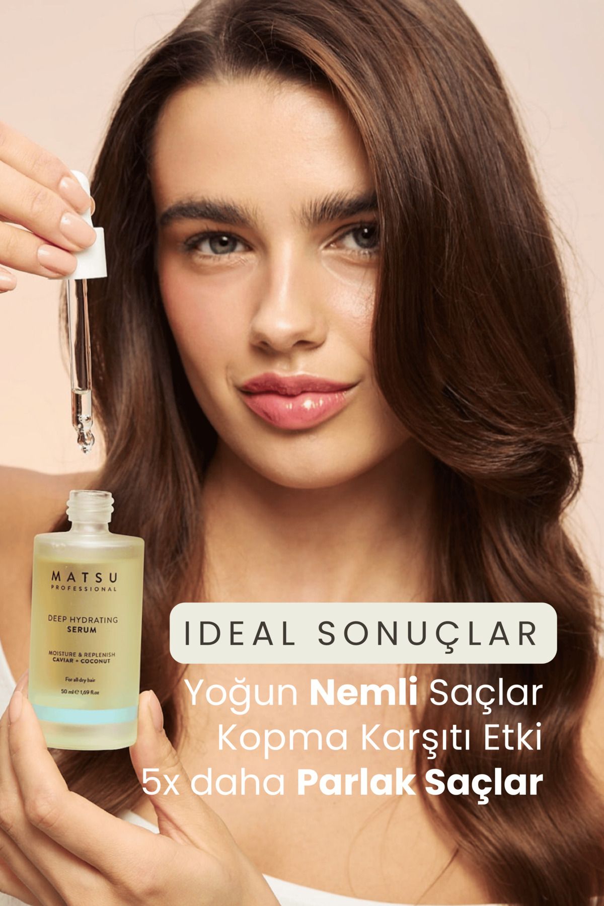 سرم مرطوب کننده عمیق موهای خشک MATSU حجم 50 ml